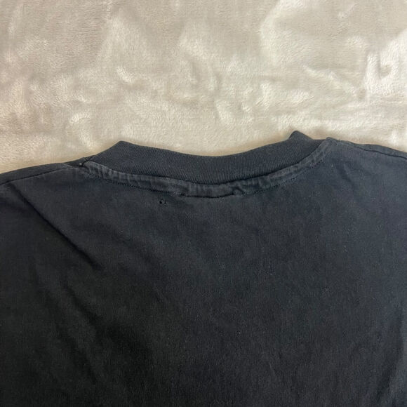 VTG Champion Truck Spark Plug Shirt Mens XL Black Auto Mechanic Car Hot Rod Logo - Picture 11 of 12